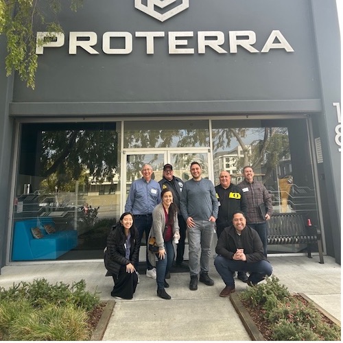 Members of the EV Collaborative outside of Proterra