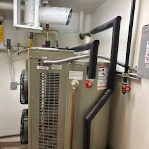 Image of a heat pump system